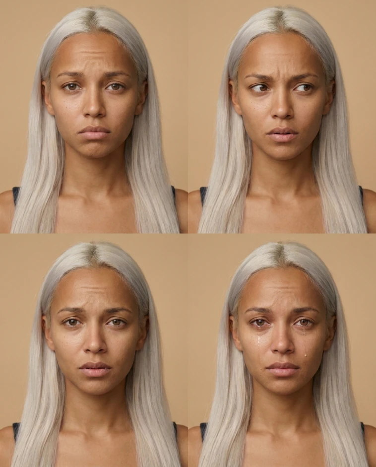 Emotional range study of a consistent AI character