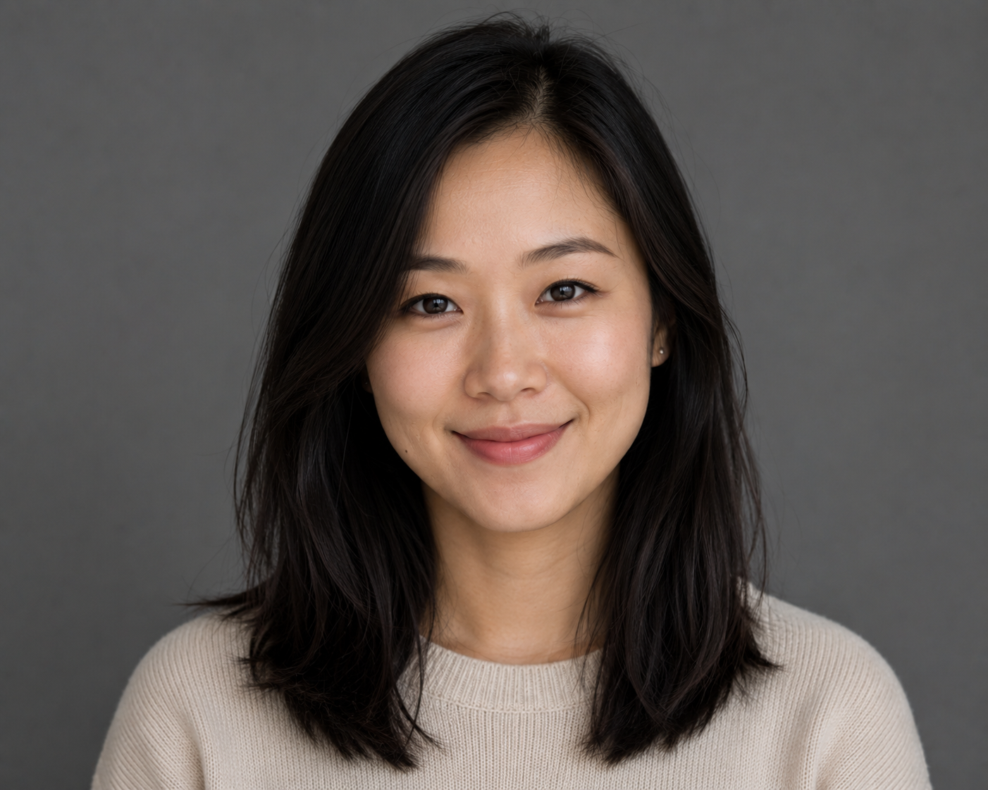 Character example portrait of an east asian woman